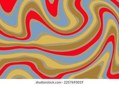 Groovy hippie 70s backgrounds with waves swirl twirl pattern