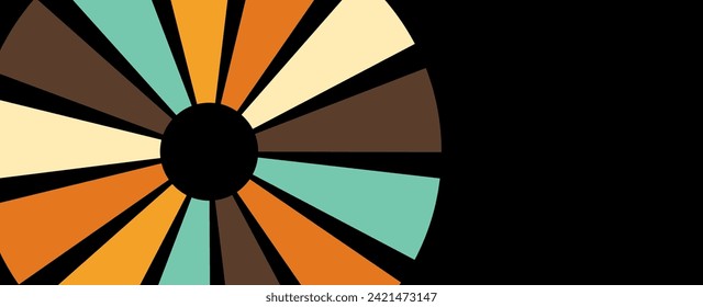 Groovy hippie 70s backgrounds. Waves, swirl, twirl pattern. Twisted and distorted vector texture in trendy retro psychedelic style. Y2k aesthetic. retro background, 60s, 80s, 90s