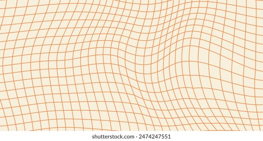 Groovy hippie 70s backgrounds. Waves, swirl, twirl pattern	