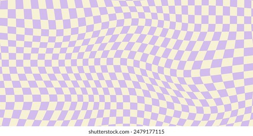Groovy hippie 70s backgrounds. Waves, swirl, twirl pattern.