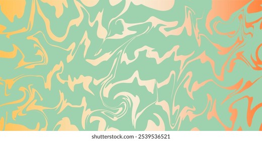 Groovy hippie 70s fundos. Ondas, redemoinho, padrão de redemoinho. Textura vetorial torcida e distorcida em design psicodélico retrô moderno