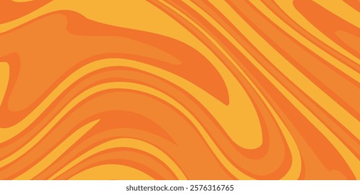 Groovy hippie 70s backgrounds. Waves, swirl, twirl pattern	
