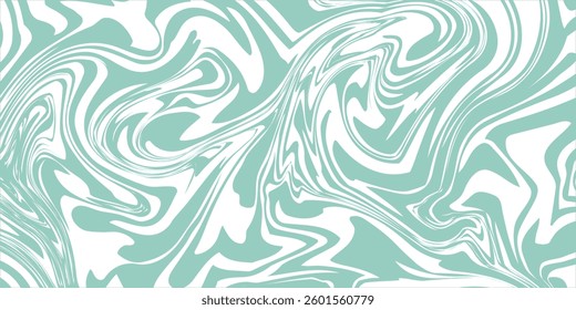 Groovy hippie 70s backgrounds. Waves, swirl, twirl pattern. Twisted and distorted vector texture in trendy retro psychedelic style. Y2k aesthetic.