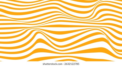 Groovy hippie 70s backgrounds. Waves, swirl, twirl pattern. Twisted and distorted vector texture in trendy retro psychedelic style. Y2k aesthetic.