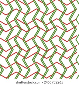 
Groovy hippie backgrounds. Zigzag backgrounds. Waves, swirl, twirl patterns. Twisted and distorted vector texture in trendy retro psychedelic style.
Red and green lines 