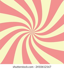 groovy pattern, pink and yellow abstract retro swirl background