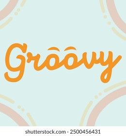 "GROOVY" perfect for stickers, merchandise and apparel designs. This Typography design offers high-quality, eye-catching typography, easy to use and scalable. Perfect for your design needs. 