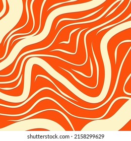 Groovy poster y2k retro background for print design. Spiral vector illustration. Psychedelic print. Vintage background. Cover, poster, wallpaper. 60s, 70s, hippie