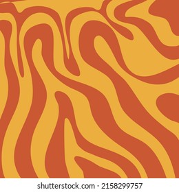 Groovy poster y2k retro background for print design. Spiral vector illustration. Psychedelic print. Vintage background. Cover, poster, wallpaper. 60s, 70s, hippie