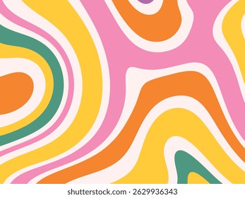 Groovy psychedelic abstract texture pattern