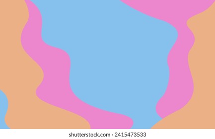 Fondo abstracto retro y groovy. Fondo de arcoiris ondulado disco para las impresiones funky de moda. Trippy fondo sicodélico de verano giratorio.