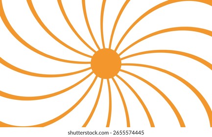 Groovy retro abstract sun backgrounds. Organic doodle shapes in trendy naïve hippie style. Contemporary poster print banner template. vector illustration in yellow colors . Vector Illustration . 