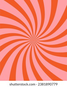 Groovy retro background, vector illustration