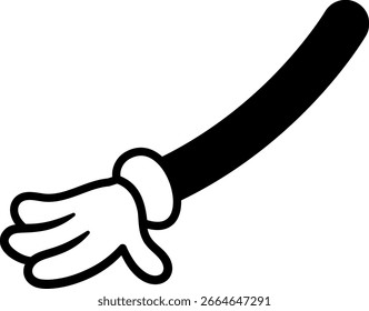 Groovy Ilustración vectorial de mano retro