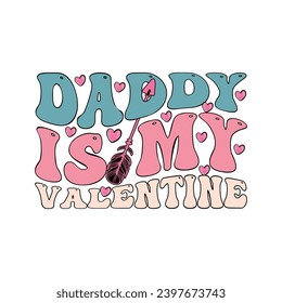 Groovy Retro Valentine's Day T-shirt