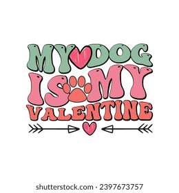 Groovy Retro Valentine's Day T-shirt