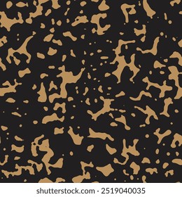 Groovy seamless pattern with animal print. Pattern for fabric with zebra, tiger texture. Vector background in retro style. Hippie 60s, 70s style.
