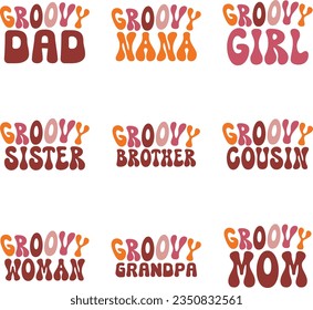 groovy svg design bündel und eps file