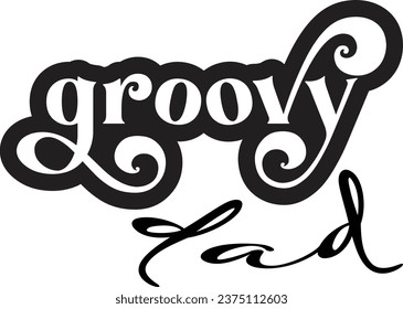groovy "svg"  design and eps file