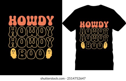 Groovy t shirt design. halloween cute t shirt design