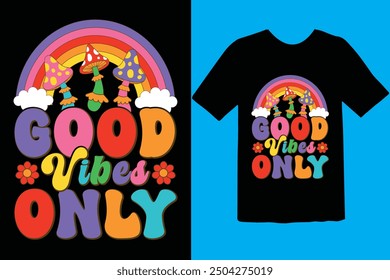 Groovy T-shirt Design. Quotes with “Hello Summer” Design vector Graphic Design T-Shirt, mag, sticker, wall mat, etc. Design vector Graphic Template