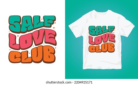 groovy typography premium quality vector T-shirt design