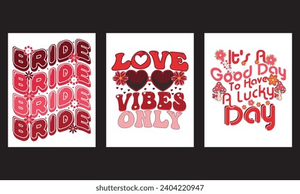 Groovy typography t shirt design. Vector illustration graphics.