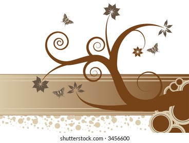 groovy vector design with room for text