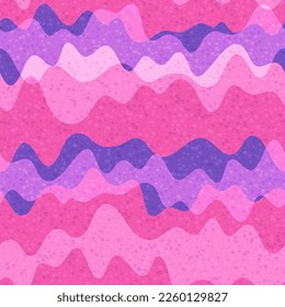 Vector líquido de ondas gruesas patrón sin soldadura. Textura de rayas onduladas. Papel envuelto en un interminable patrón acuático. Diseño de impresión textil colorido. Fondo de las formas de fluido de salpicadura de flujo de onda.