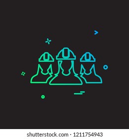 Gropu avatar icon design vector