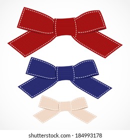 Grosgrain Ribbon Bow Set