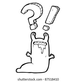gross alien cartoon