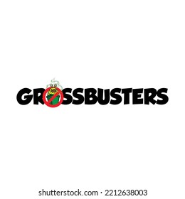 Gross busters logo design vector