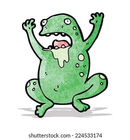 Karikaturenfrosch