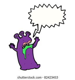 gross cartoon monster