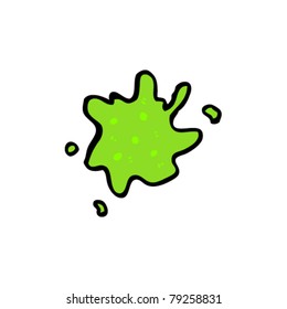 gross cartoon snot splat