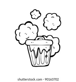 gross garbage can cartoon