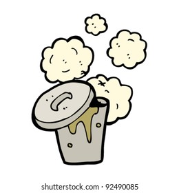 gross garbage can cartoon