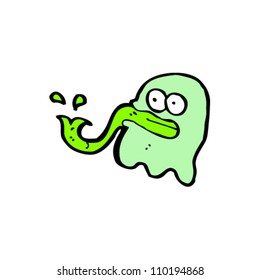 gross ghost cartoon