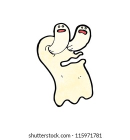 gross ghost cartoon