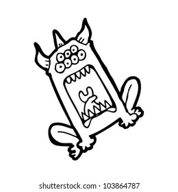 gross monster cartoon