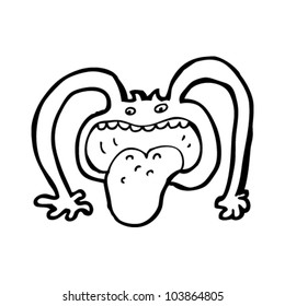 gross monster cartoon