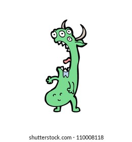 gross monster cartoon
