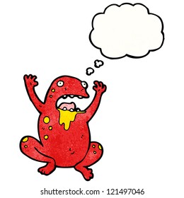 gross poison toad cartoon
