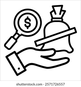 Gross Profit Icon Element For Design