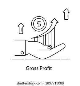 gross profit icon