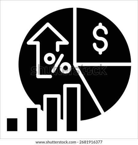 Gross Profit Margin Icon Element For Design