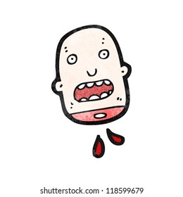 Gross Severed Head Cartoon