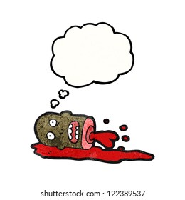 caricatura severa de la cabeza