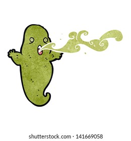 gross slimy ghost cartoon